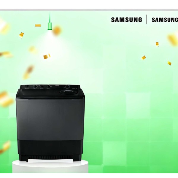 ປະເທດໄທ, ຊື່ຍີ່ຫໍ້ SAMSUNG, ຈັກຊັກເຄື່ອງສອງຖັງ, 16KG, ຮັບປະກັນ 1 ປີ