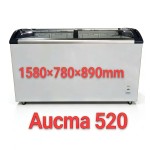 ຕູ້ແຊ່, AUCMA, 520L, 158X78X89cm, ຮັບປະກັນຄຸນນະພາບ 1 ປີ