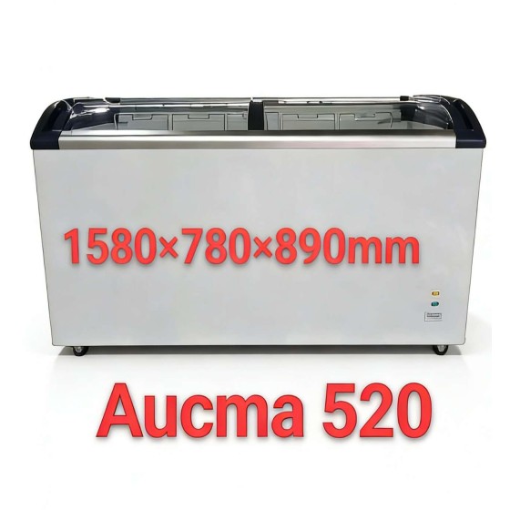 ຕູ້ແຊ່, AUCMA, 520L, 158X78X89cm, ຮັບປະກັນຄຸນນະພາບ 1 ປີ
