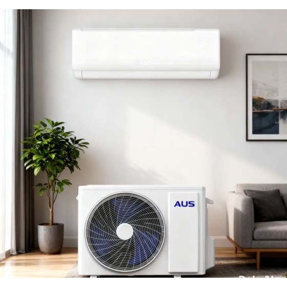 AUS, 12000BTU, ປະຢັດພະລັງງານ, ງຽບ, ເຢັນແຮງ, ຮັບປະກັນ 1 ປີ