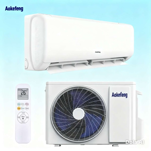 Aokefeng, 9000BTU, ປະຫຍັດໄຟຟ້າ, ງຽບ, ເຢັນແຮງ, ຮັບປະກັນ 1 ປີ